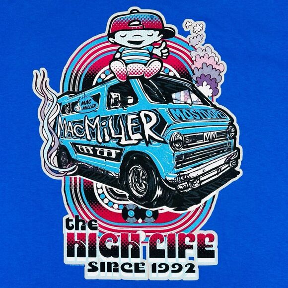 Gildan Mac Miller The High Life Since 1992 Crew Neck Tee - Size XL - Picture 2 of 4